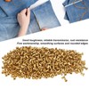 500Pcs Hollow Rivets Through Hole Copper Hollow Rivets Grommets Double