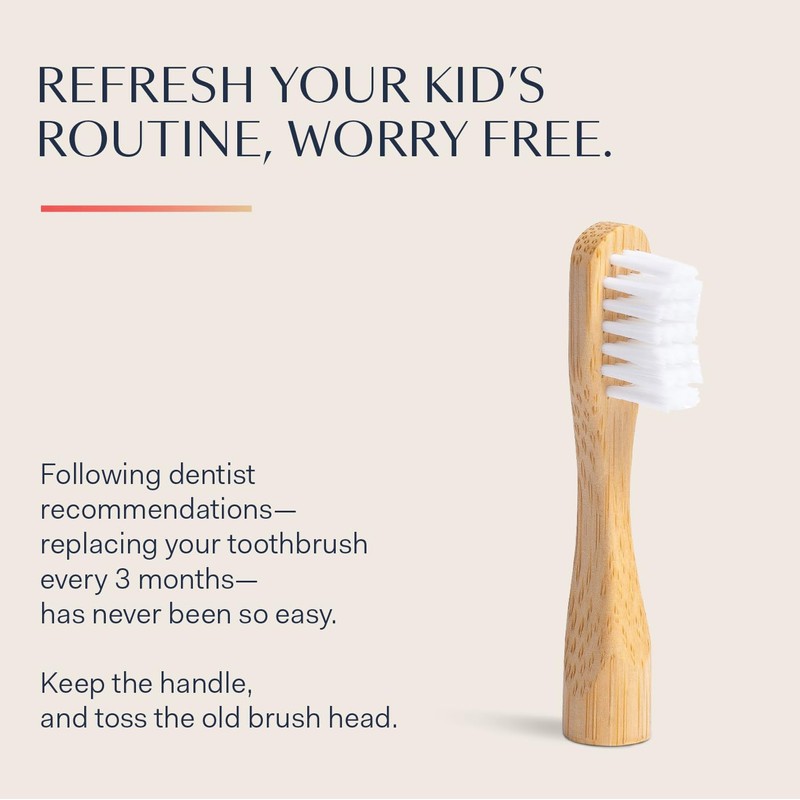 Better & Better Natural Bamboo Toothbrush for Kids | Extra