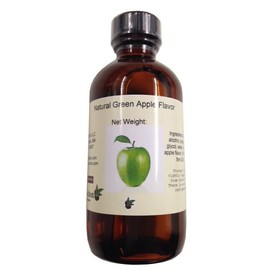 OliveNation Green Apple Natural Flavor Extract, TTB-Approved for Brewing, Non-GMO, Gluten Free, Kosher, Vegan - 4 ounces