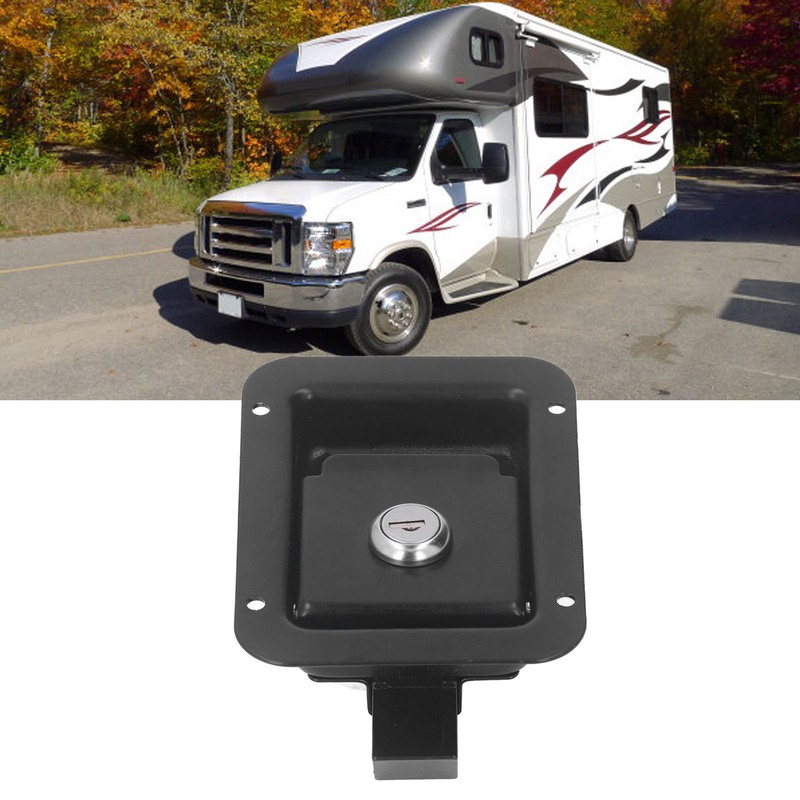 Travel Trailer Lock Heavy Duty Stainless Steel Versatile Flush Mount