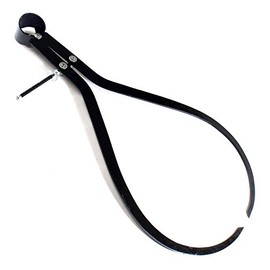 QUIX 6" (15.2 cm) Steel Outside Spring-type Caliper | Precise Thickness & Diameter Measurement | Durable Tension Screw Mechanism