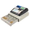48Keys Electronic Cash Register,3 in 1 Commercial Cash Register Printer