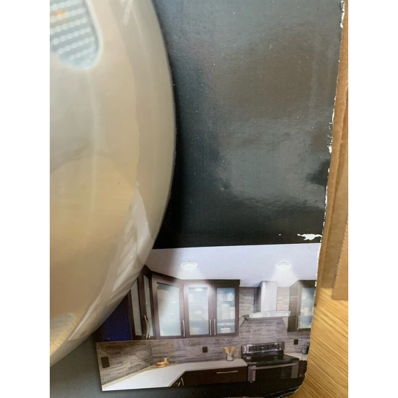 Bell + Howell Solutions 1-Light White Flush Mount Light Wireless