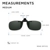 Read Optics Clip On Sunglasses Blue Light Glasses Drivers Glasses