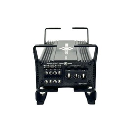 Droppin' Hz 2HD Mini 2 Amp Rack, Compact Laser-Cut Steel Audio Equipment Rack for Motorcycle Installs, Amps Rack with Black Powder Coat Finish, Racks for Sound Equipment, Amplifiers Not Included