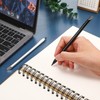 2 Pieces Metal Inkless Pen Inkless Erasable Pencil Metallic Pencil