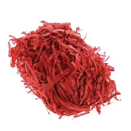 Valentines Shredded Tissue Paper for Gift Bag Hamper Red 25g - 5446