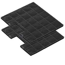 Replacement Carbon Filter for Amica KF 17134 - Suitable for Models KH 17101 E, KH 17106 E - Black - Economy Set of 2