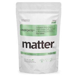 Matter Ossforte Colageno Hidrolizado Puro Peptan Grass Fed Calcio Minerales Quelados Albion Traacs Apoyo Salud Ósea Articulaciones Bienestar Integral