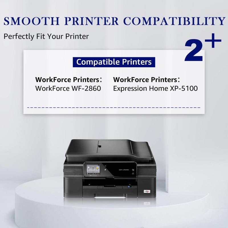 MOOHO 4 Pack Reman Black Ink Cartridges for Epson 202XL