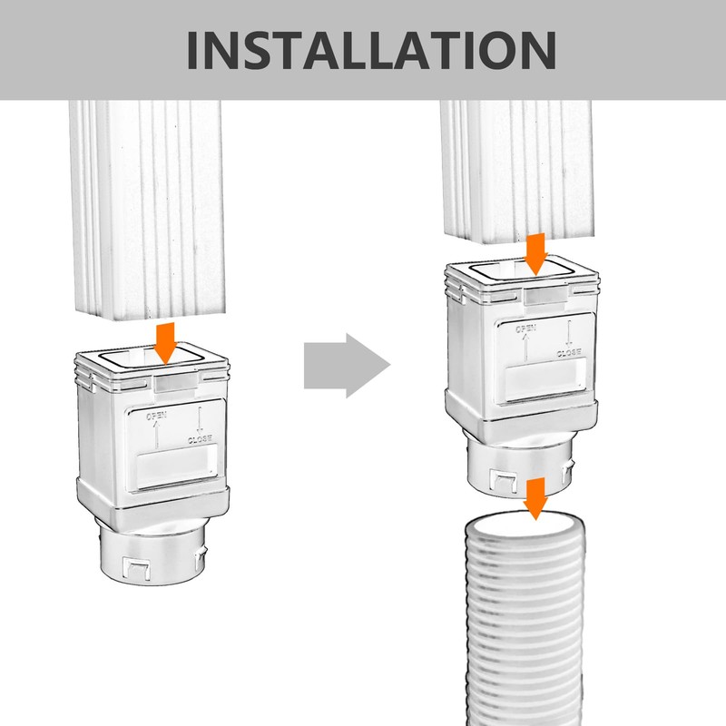 Downspout Leaf Filter,Leaf Removers,Downspout Filters, Downspout Screen Filters, Fits 2X3