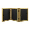 Frametory 5x7 Triple Picture Frames, Trifold Photos Frame Collage, Hinged