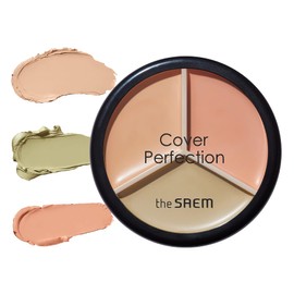 The Saem Cream Cover Perfection Triple Pot Concealer 01 Correct Beige 1165