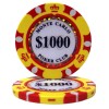 New Bulk Lot of 200 Monte Carlo Poker Chips -