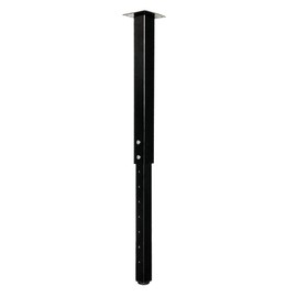 QLLY Adjustable Square Table Leg, 24-40 inch, 60-100cm, Home Office Custom DIY Table Legs, Furniture Leg Set (1, Black)