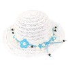 Girls Sun Hat Straw Hat Princess Holiday Lace Bucket Hat