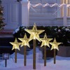 Solar Christmas Star Lights Outdoor Energy Saving Waterproof Solar Powered