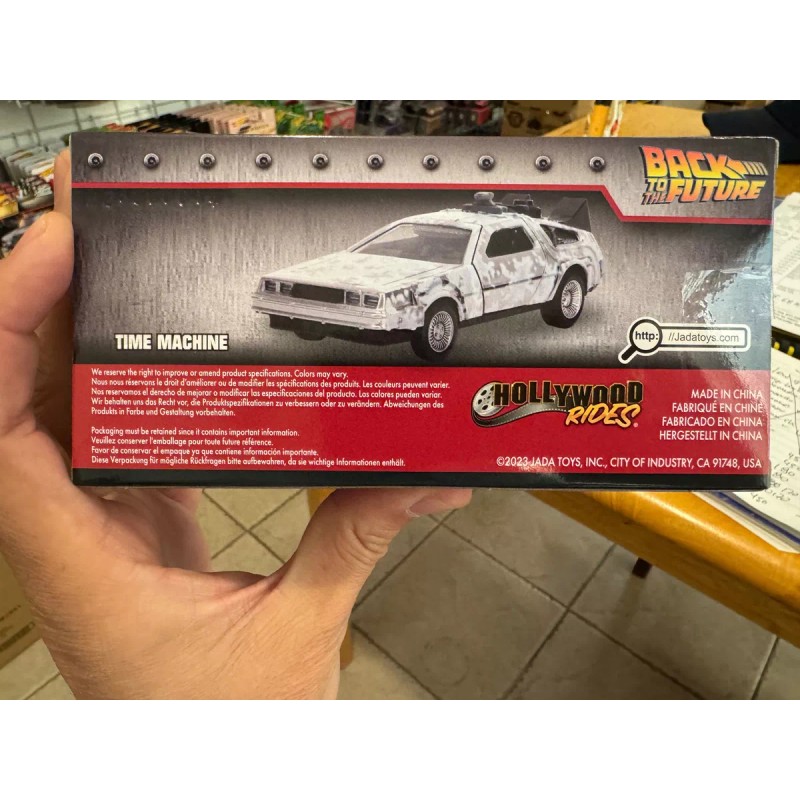 Jada 1/32 Time Machine Frost Delorean Volver Al Futuro Dmc