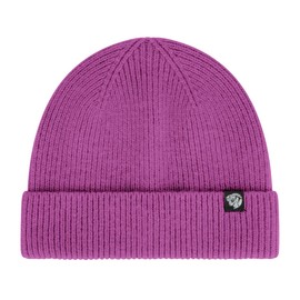 Iguana 100% Merino Wool Beanie for Men and Women Pitaya