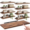 Sliner 8 Pcs 16'' Floating Shelves for Wall with Invisible