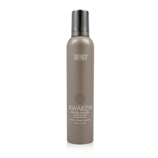 Surface Hair Awaken Mousse: Color Safe, Volumizing, Firm Hold Hair Mousse to Thicken Hair, Sulfate-Free, Paraben-Free, 8.8 oz
