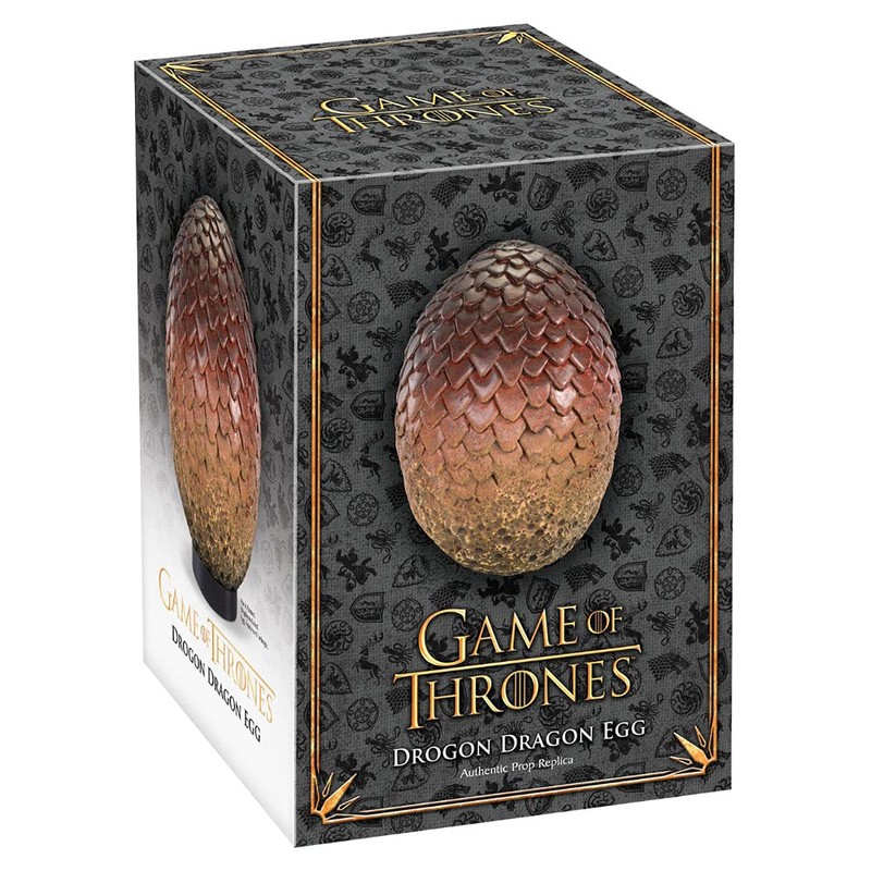 The Noble Collection Game of Thrones Drogon Egg (Red)