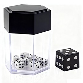 MOMOMAGE Dice Bomb Magic Tricks Explode Explosion Dice Magic Props for Magicians Close up Street Illusions Gimmicks Mentalism Novelty Funny (Black)