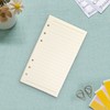 A6 Personal Binder Refills Lined Paper, Planner Inserts of Rulled