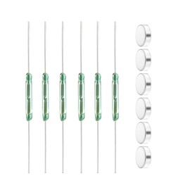 Gebildet Gebildet 6pcs 2mm*14mm Reed Switch Reed Contact Normally Open (N/O) Magnetic Induction Switch, Origianl Japan KOFU OKI Reed Switch