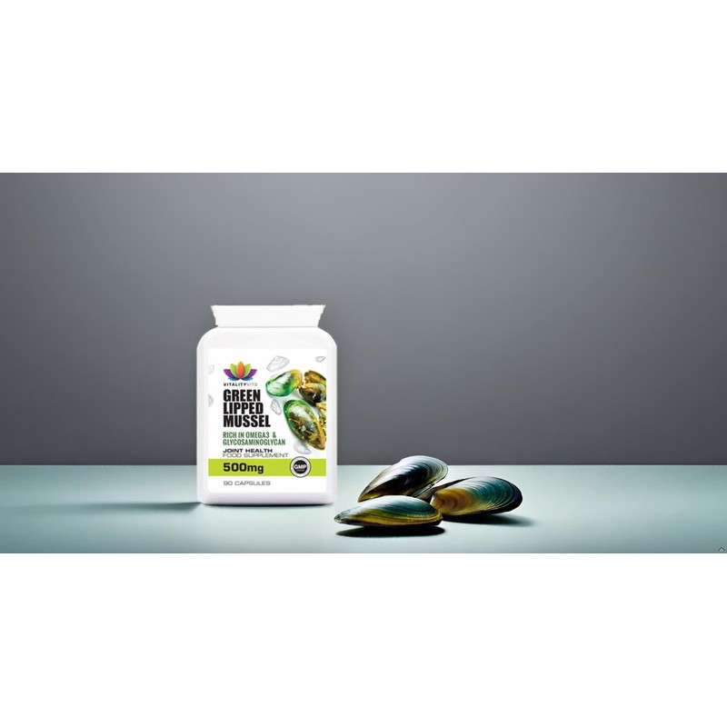 VITALITYVITS Green Lipped Mussel For Dogs - Quick Release Joint