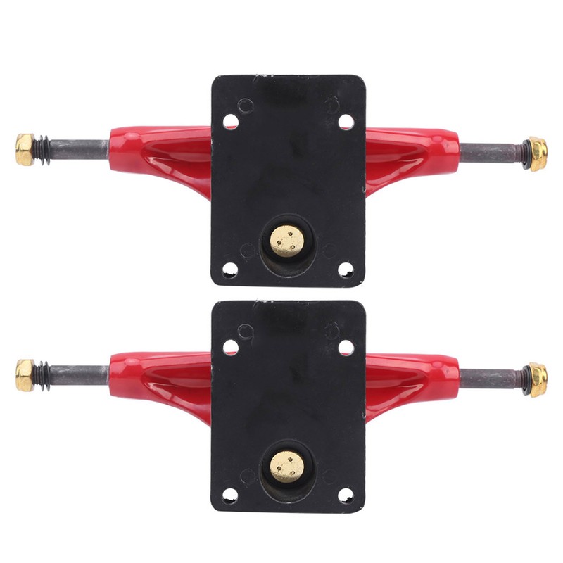 2PCS/Set Professional Maple Skateboard Bracket Longboard Stand Outdoor Sports AccessoryRed