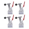 veonly 4 PCS Toggle Clamp, 201B Horizontal Clamp Anti-skid Quick