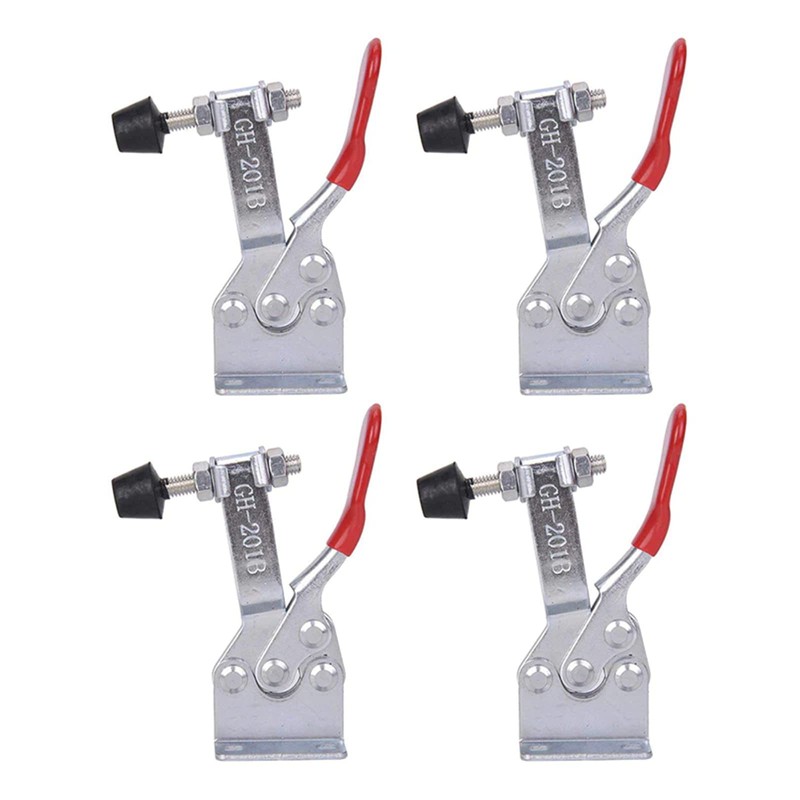 veonly 4 PCS Toggle Clamp, 201B Horizontal Clamp Anti-skid Quick