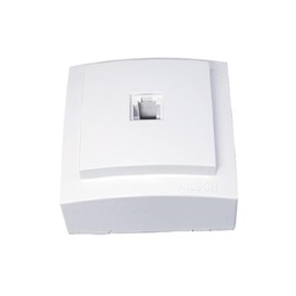 TOMA White Phone: An elegant and functional device that stands out for its empty design, perfect for any environment. Connectivity and style combine in this phone.