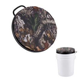 ZAIXIA 5 Gallon Bucket Seat, 360-Degree Swivel Seat Foam Cushion Bucket Seat Lid with Waterproof Cover for Dove Duck Hunting, Fishing, Baseball, Gardening and Camping