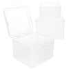 MAGICLULU 3pcs Craft Paper Organizer Storage Box Scrapbook Paper Sticker