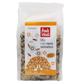 Baule volante Miscela di riso nero selvatico biologico - Mix di riso Ribe integrale, riso rosso integrale e zizania selvatica - Ideale per piatti saporiti e ricette creative