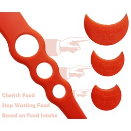 4-in-1 Large Measure Portion Control/Nylon Spaghetti Spoon/Spoon Strainer/Spaghetti Measurer Tool Quick Pasta Measuring Tool With 3 Different Sizes Measuring Holes,For Kitchen Cooking Tool ORANGE】