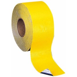 Mutual 17793 Engineering Grade Foil Backed Pavement Marking Adhesive Tape, 50 yds Length x 4" Width, Yellow