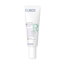 Eubos Cool and Clear Anti-Redness CC Cream Tinted Day Cream SPF 50 30 ml Recommended by Dermatologists for Reddened Skin with Covering Skin Correcting Colour Pigments