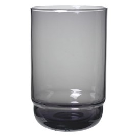 Broste Copenhagen Nordic Bistro 14496213 Drinking Glass 350 ml Mouth-Blown Glass 7 x 7 x 12 cm Grey
