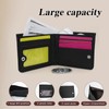 AfitLulu Bifold Wallets, Canvas Slim Wallets for Men, Ultra Thin