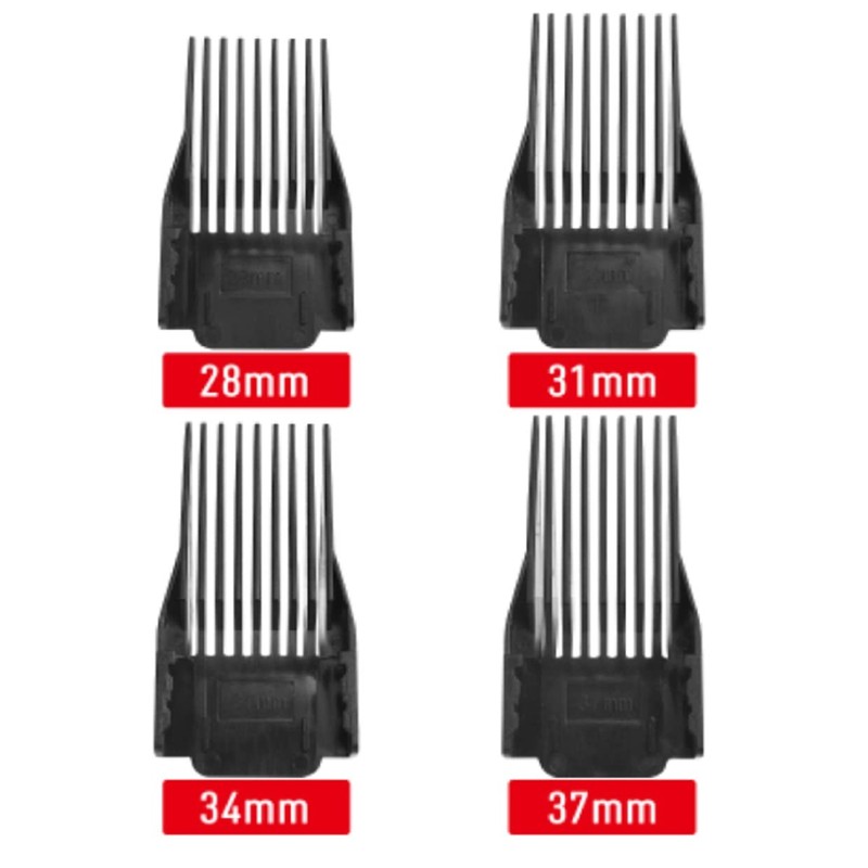 Electric Clippers Attachments for Universal 45mm Widths Long (4 Piece