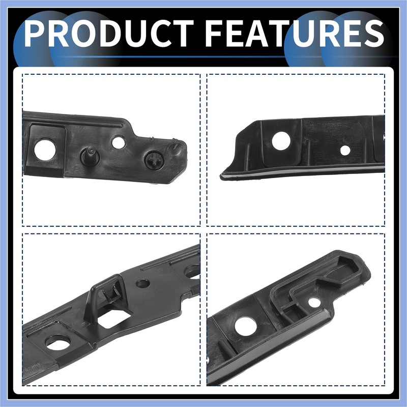 PARSLUCK Bumper Support Bracket, Right Side Front Bumper Retainer Bracket