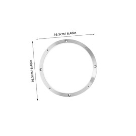 BUGUUYO 1 Pair Aluminum Alloy Car Speaker Spacer Pair Audio Mounting Gasket for Enhanced Sound Quality Lightweight and Durable Design for Upgrading Stereo Systems