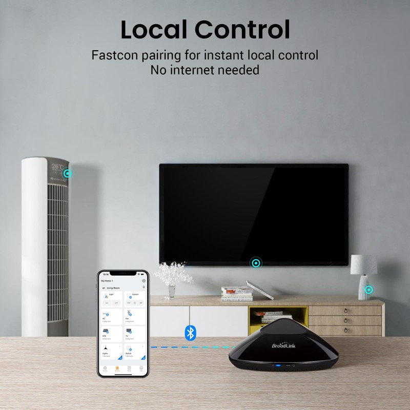 BroadLink Universal IR/RF Remote RM MAX, Wi-Fi & BLE Smart