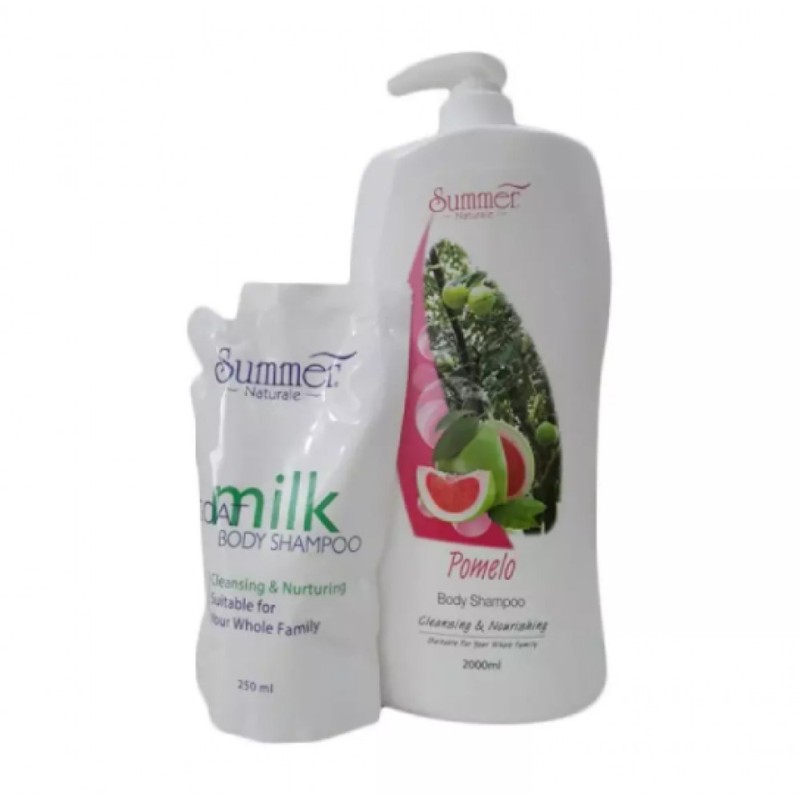 Summer Naturale Body Shampoo 2000ml + Goat Milk Body Wash