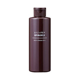 Muji 82926866 Aging Care Medicated Whitening Milky Lotion, 6.8 fl oz (200 ml)