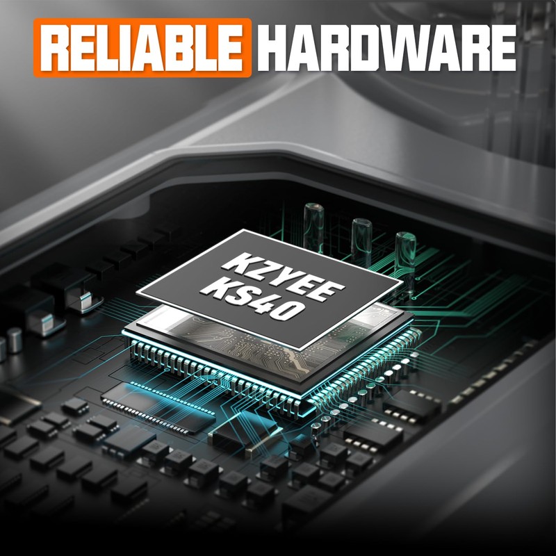KZYEE KS40 Spark Plug Tester, 0-6000RPM Adjustable Working Frequency, Engine