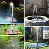 AISITIN Solar Fountain with 3.5 W Solar Panel, 1500 mAh